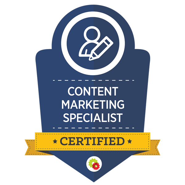 Content marketing specialist badge