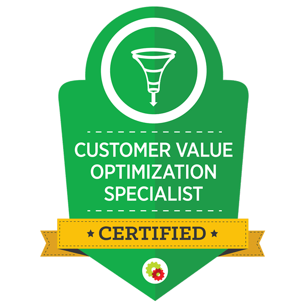 Customer value optimization specialist badge